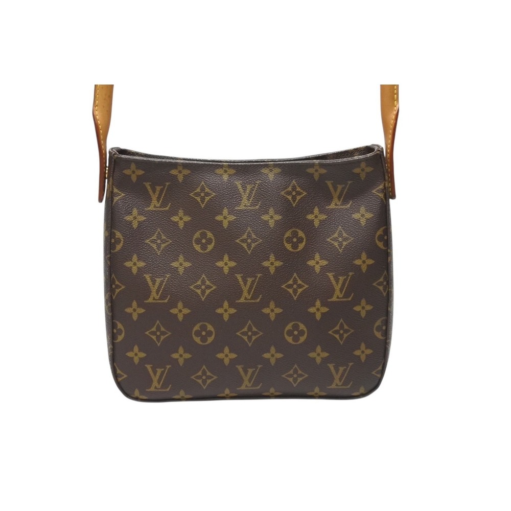 LOUIS VUITTON Looping Brown One Shoulder Hobo Bag Monogram Leather Brown - Picture 3 of 8